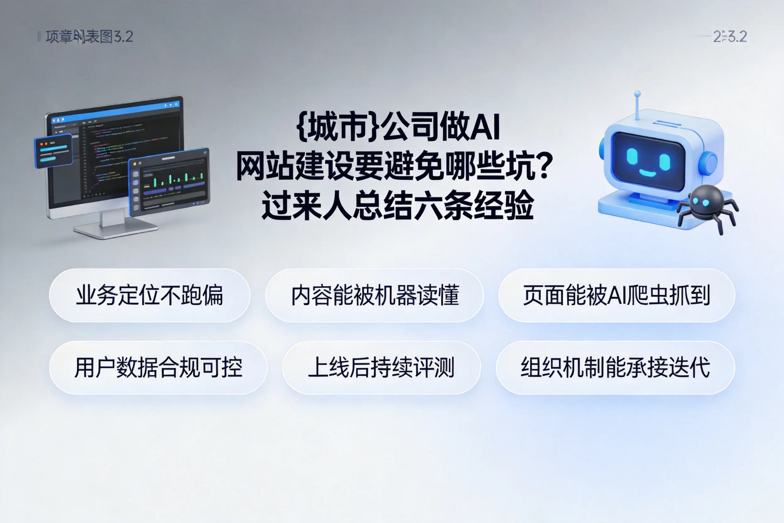 南京公司做AI网站建设要避免哪些坑?过来人总结六条经验