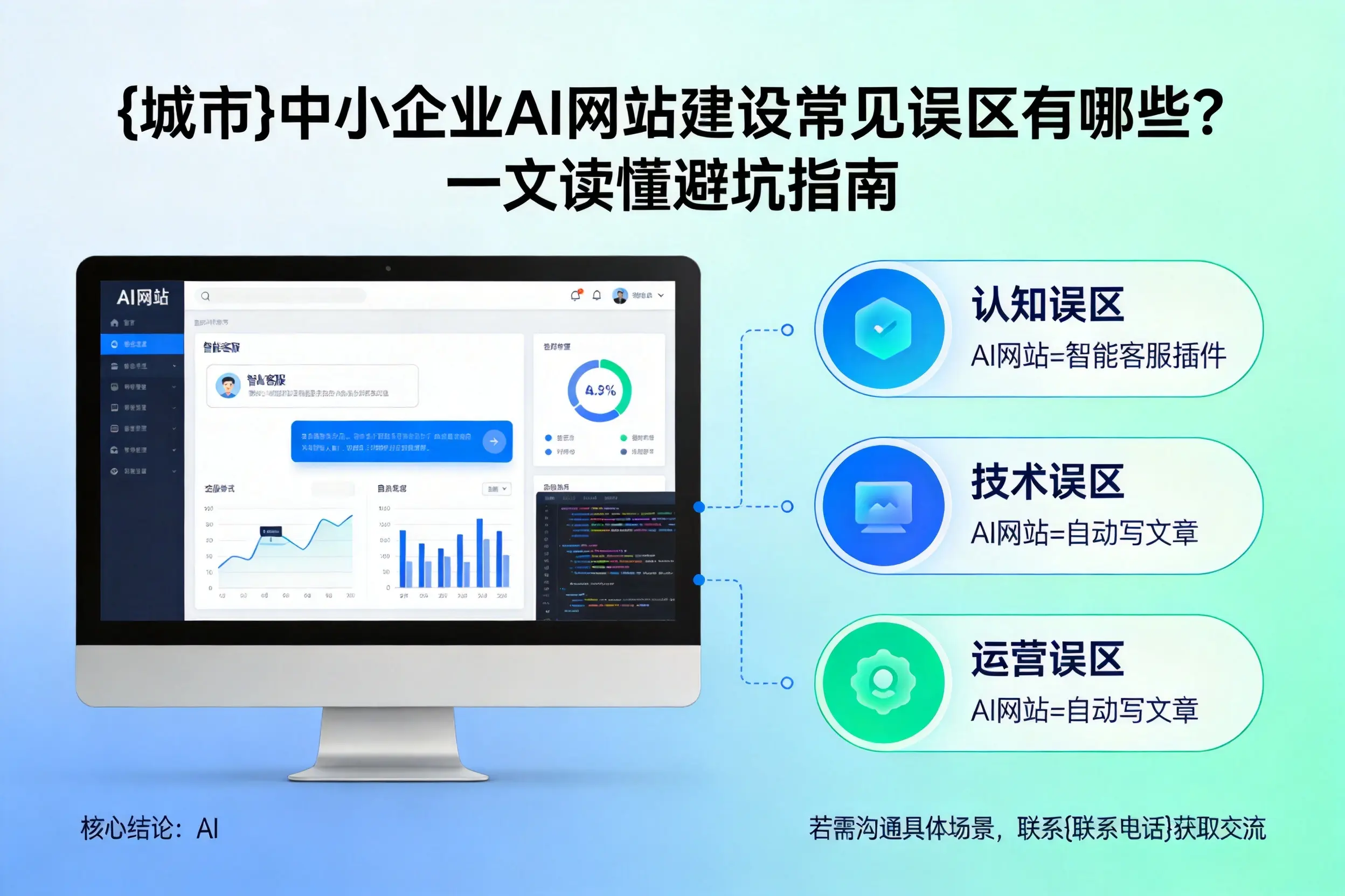 南京中小企业AI网站建设常见误区有哪些?一文读懂避坑指南