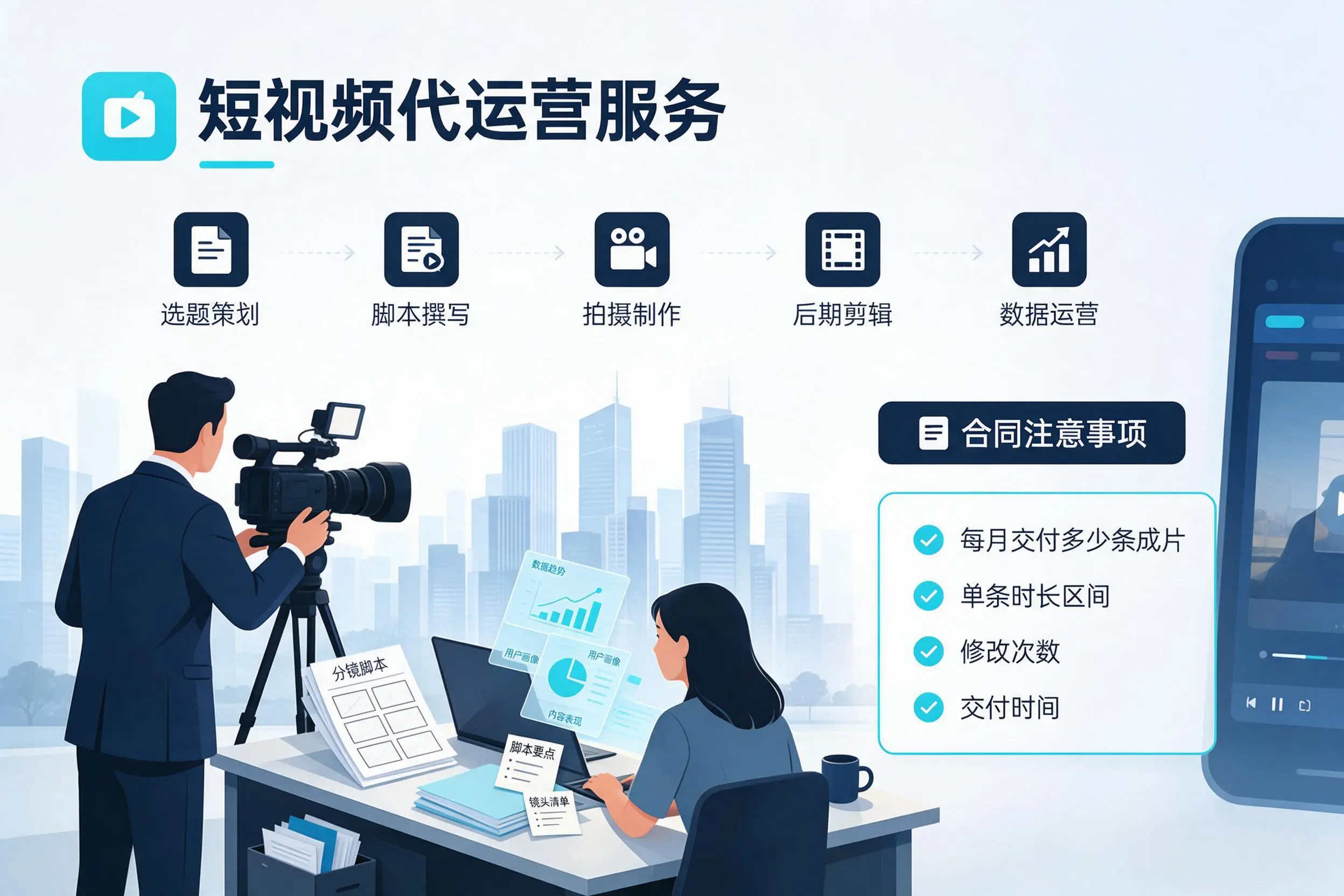 短视频代运营包含哪些服务?南京企业常见问题科普