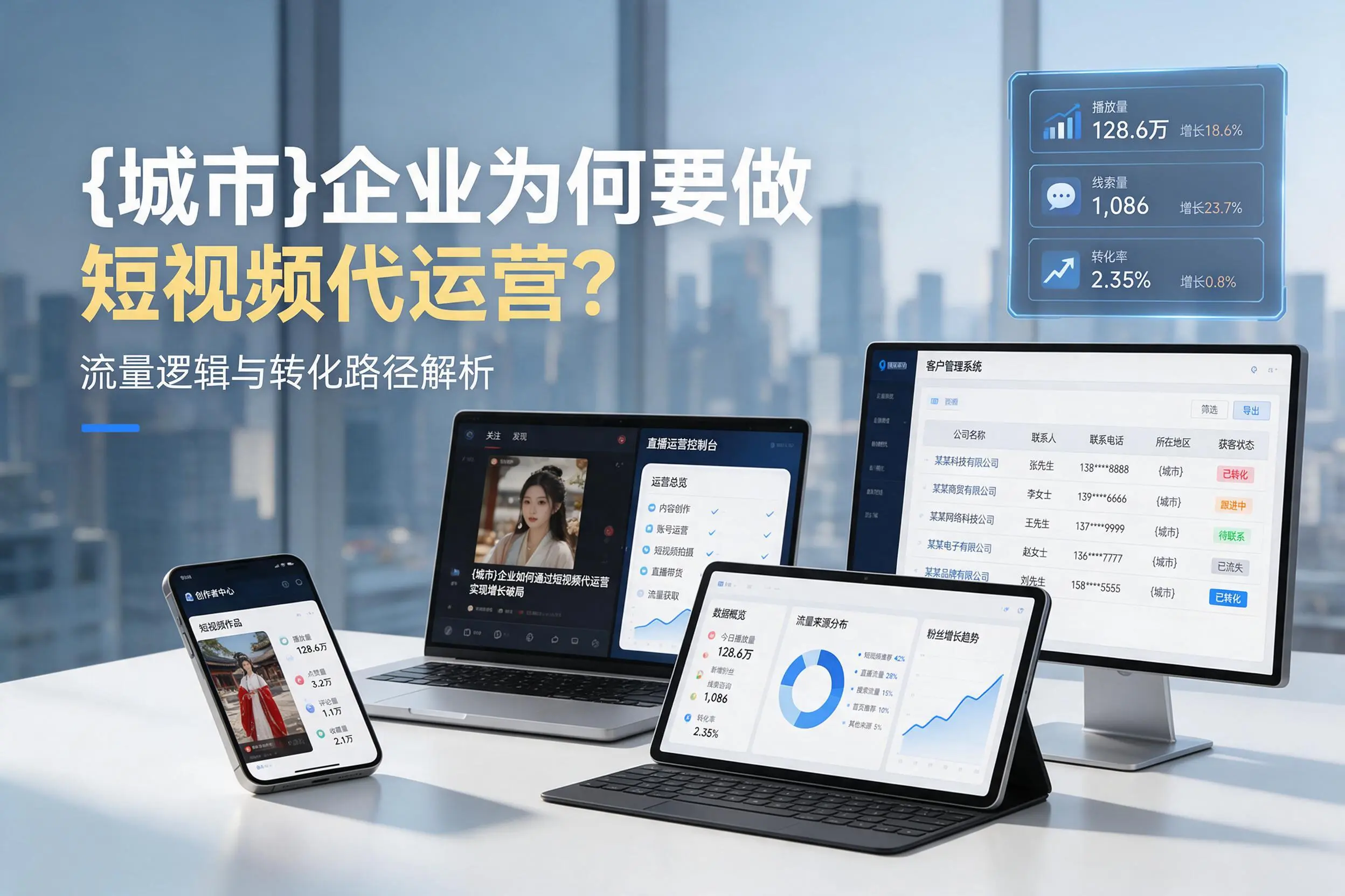 南京企业为何要做短视频代运营?流量逻辑与转化路径解析