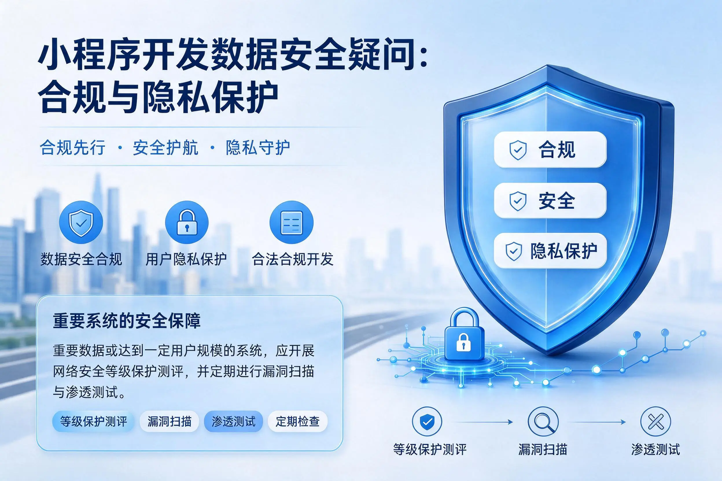 南京小程序开发数据安全疑问：合规与隐私保护