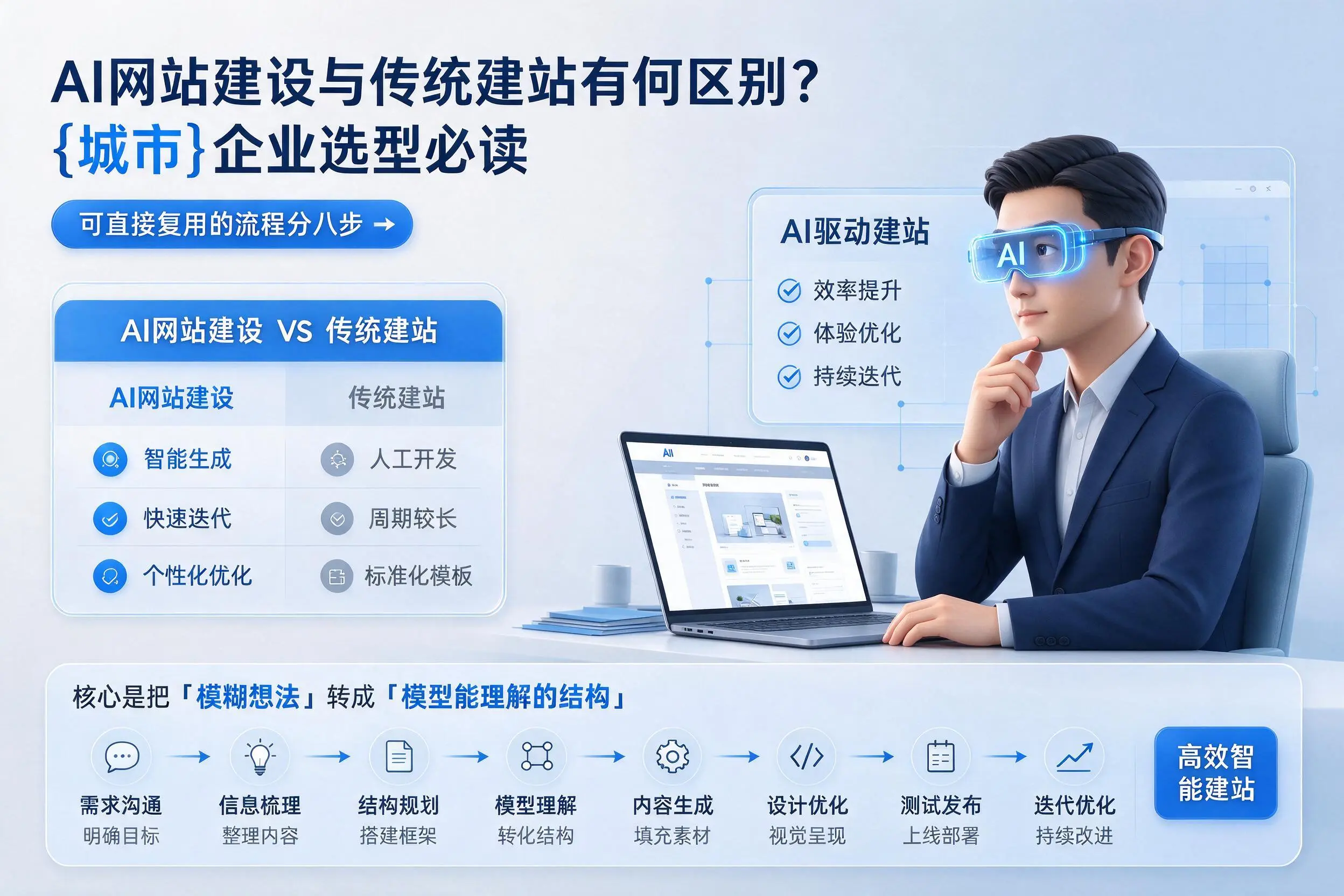 AI网站建设与传统建站有何区别?南京企业选型必读