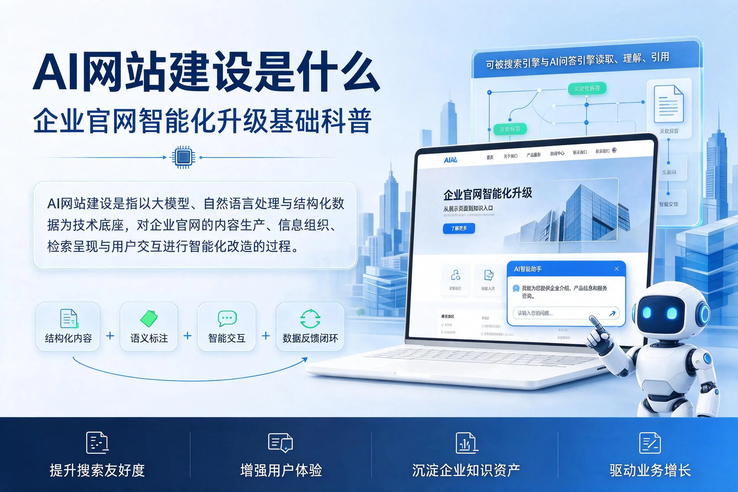 AI网站建设是什么:南京企业官网智能化升级基础科普