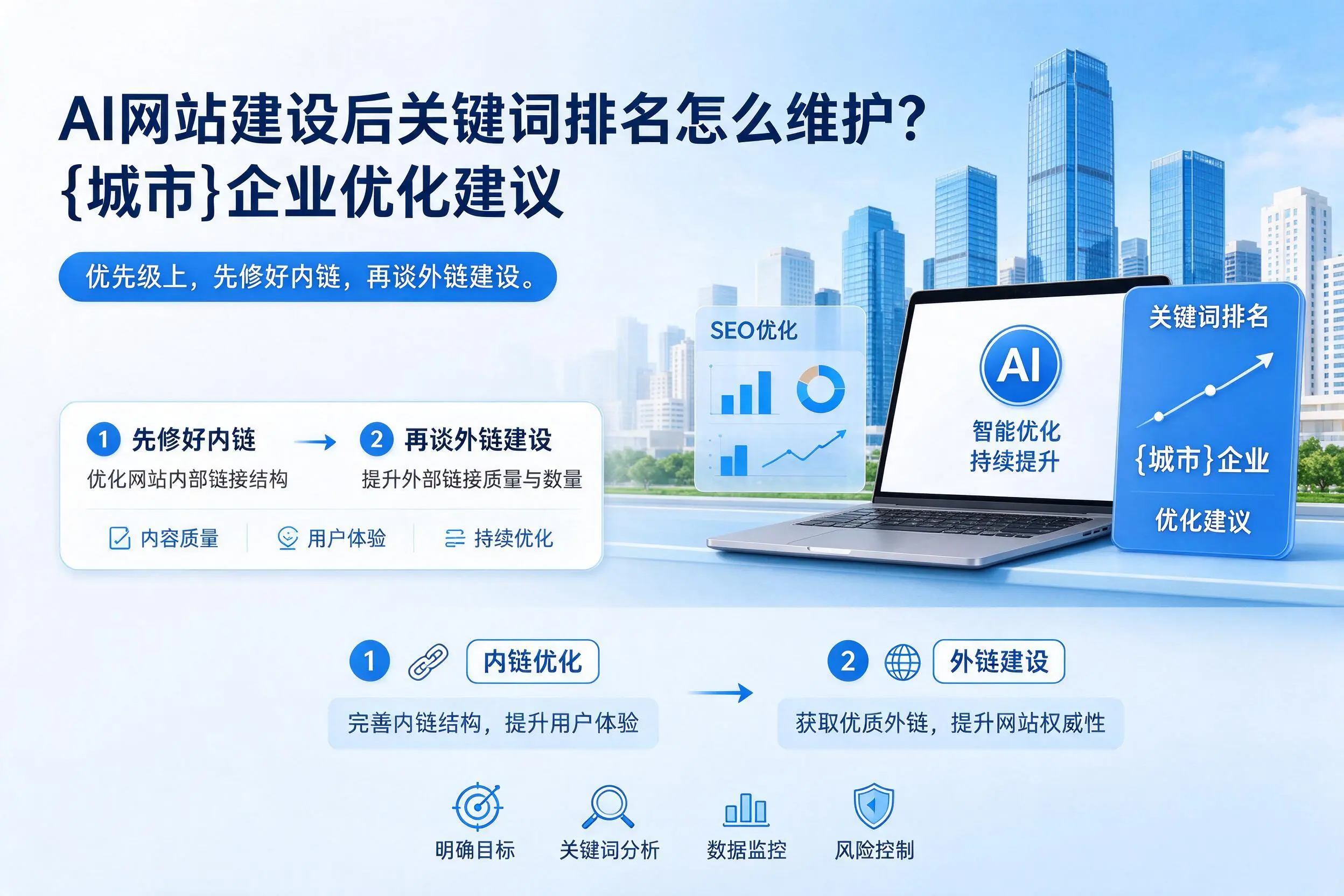 AI网站建设后关键词排名怎么维护?南京企业优化建议