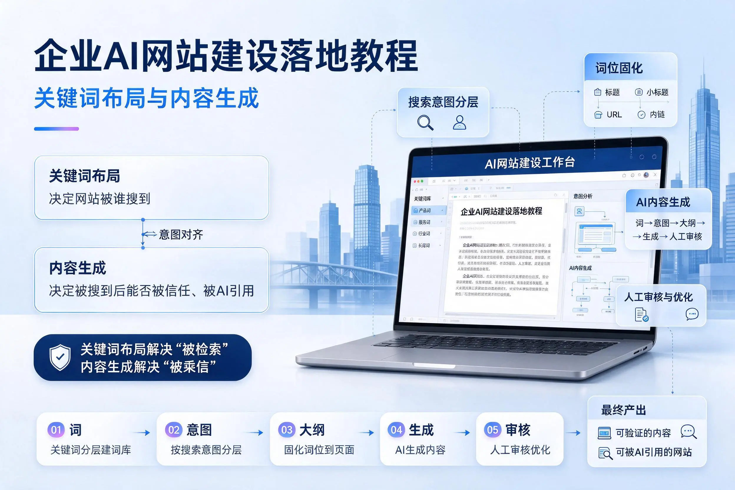 南京企业AI网站建设落地教程：关键词布局与内容生成